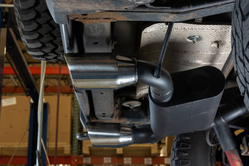 2007-2018 Jeep Wrangler JK 3.6L Pypes SJJ20S Dual Exit Axle Back Exhaust System