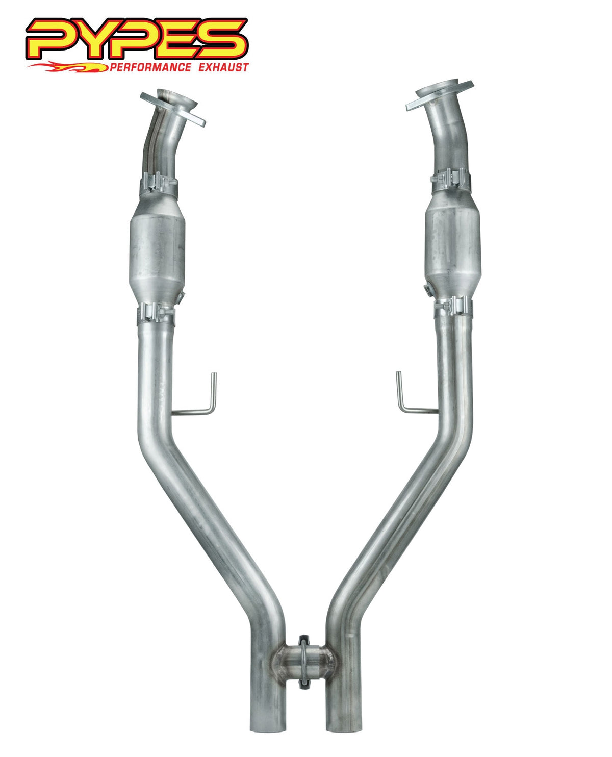20052010 Mustang GT PYPES HFM55E HPipe w/ High Flow Cats Catalytic C