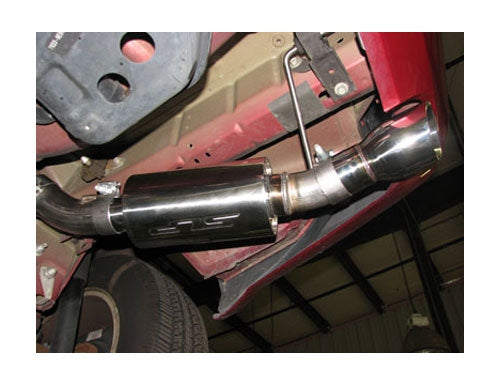 2005-2010 Mustang V6 4.0L SLP M31021 Single Side Axle Back Exhaust System w/ Tip