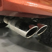 2019-2023 Ford Ranger M-5200-RA23SC Side Exit Dual Exhaust System Chrome Tips