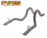 1987-1993 Ford Mustang LX 5.0 Pypes TFM15 Stainless 3" Exhaust Tail Pipes