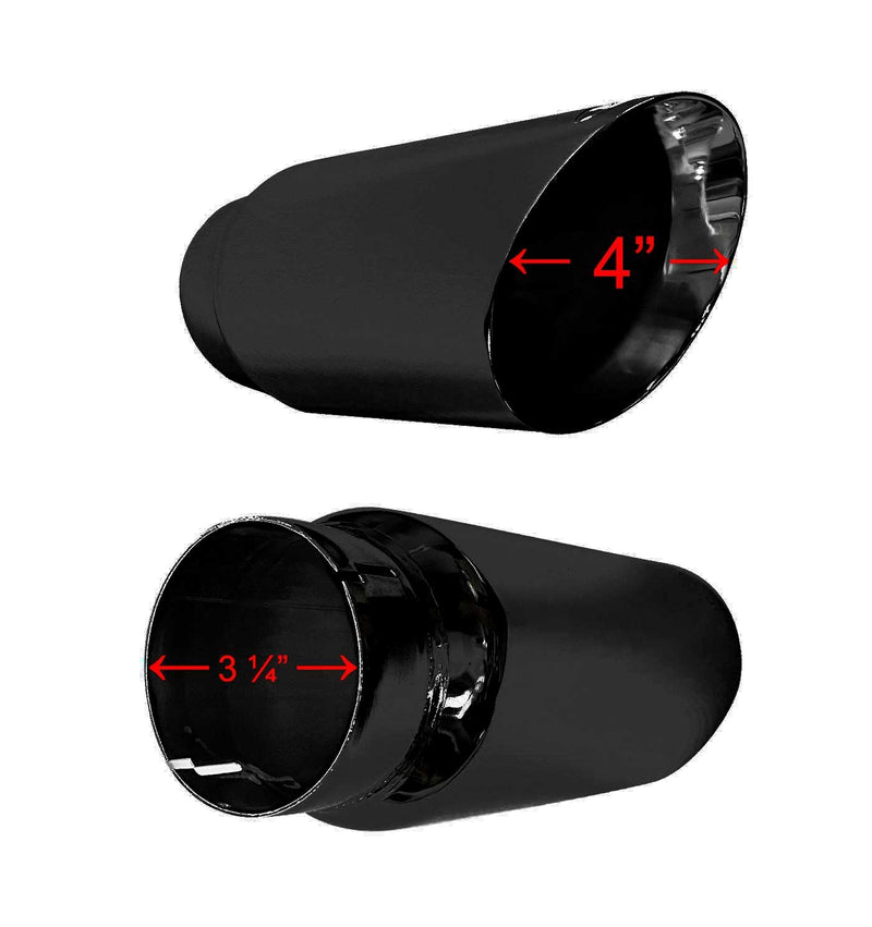 2021-2022 F-150 OEM Ford Performance M-5260-BCT1 Black 4" Clamp On Exhaust Tip