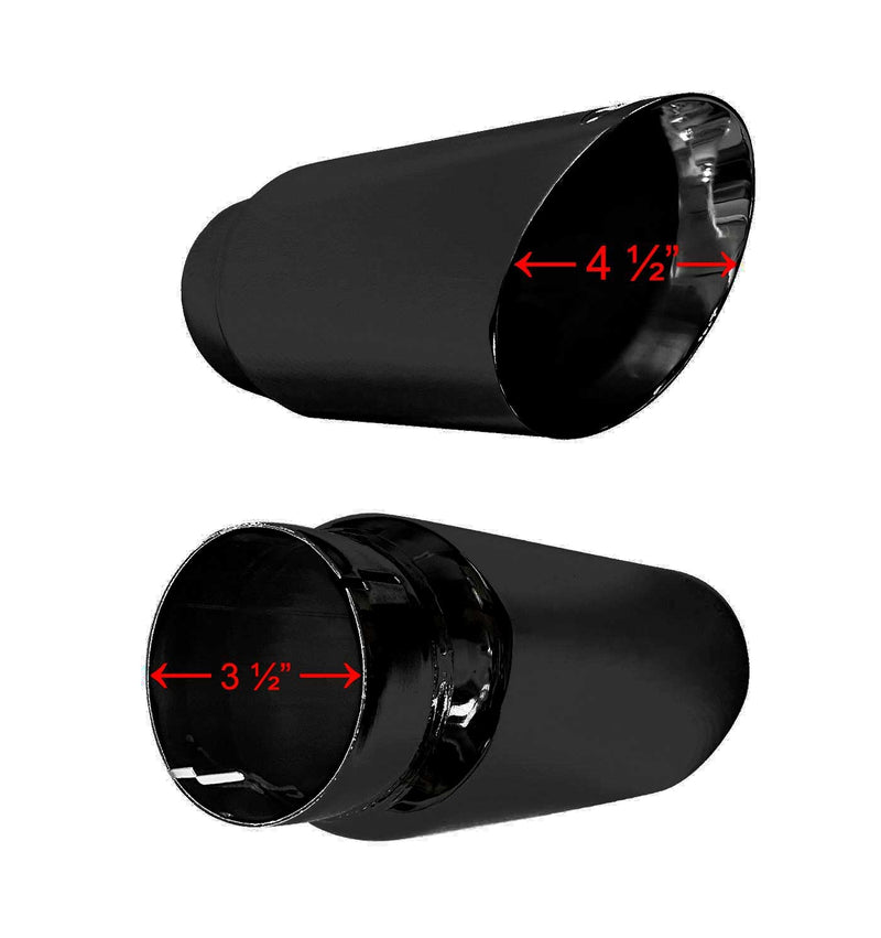 2017-2022 Super Duty OEM Ford Performance M-5260-BCT3 Black 4.5" Exhaust Tip