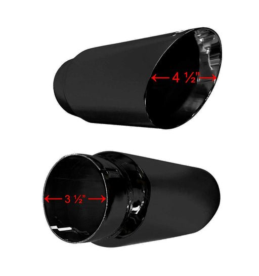 2017-2022 Super Duty OEM Ford Performance M-5260-BCT3 Black 4.5" Exhaust Tip