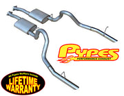 1986-1993 Mustang LX 5.0 2.5" PYPES Cat-Back Exhaust System w/ Violator Mufflers