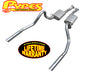 1986-1993 Mustang LX 5.0 Pypes 2.5" Polished SS Cat Back Exhaust Kit w/ 3" Tips