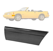1987-1993 Mustang Unpainted Front Fender Body Molding Moulding Left LH Side