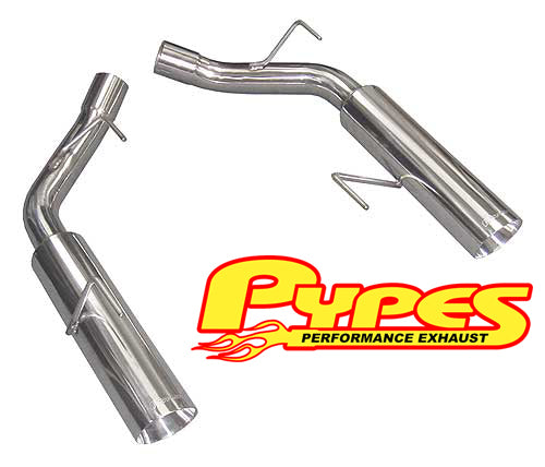 2005-2010 Mustang GT PYPES Axle Back Muffler Delete Pipes Exhaust Pype Bomb