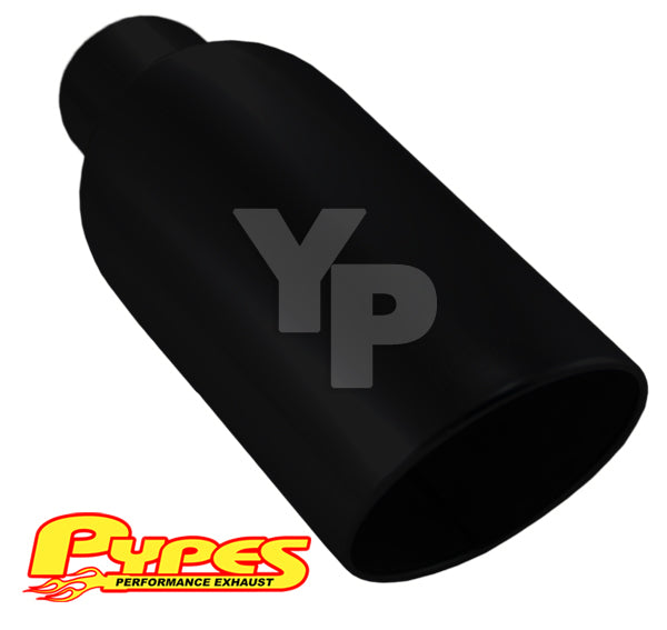 Diesel Truck 5" In 7" Out 18" Long Black Stainless Steel Monster Exhaust Tip