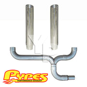 Pypes Ford 6.7L Power Stroke Super Duty Diesel Polished Dual 6" Stacks Kit