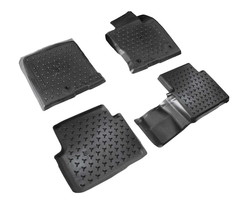 2021-2023 Bronco Sport MP1Z-7813300-BA Front & Rear 4pc Rubber Floor Mat Liners