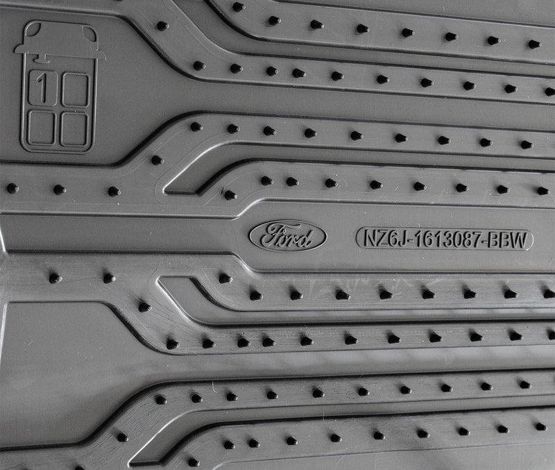 2022 Ford Maverick 2.5 Hybrid OEM 4pc Rubber Front & Rear Floor Mat Liners Black