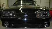 1987-1993 Ford Mustang 6 Piece Euro Smoked Headlights Amber Side Marker SAE/DOT