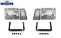 1985 1/2-1986 Ford Mustang OEM SVO Headlight & Parking Lights - LH RH 4pc