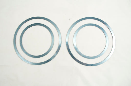 2003-2009 Hummer Humvee H2 Polished Stainless Lower Driving Light Trim Rings 4pc