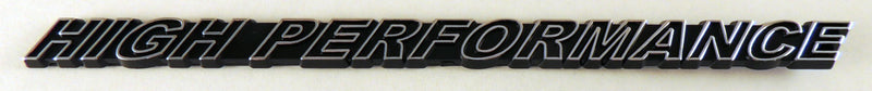 Chrome & Black 7" High Performance Emblem Mustang Camaro Shelby GT500 Corvette