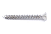 1979-1993 Ford Mustang Chrome Sill Step Plate Screws; 8pc. Replacement Hardware