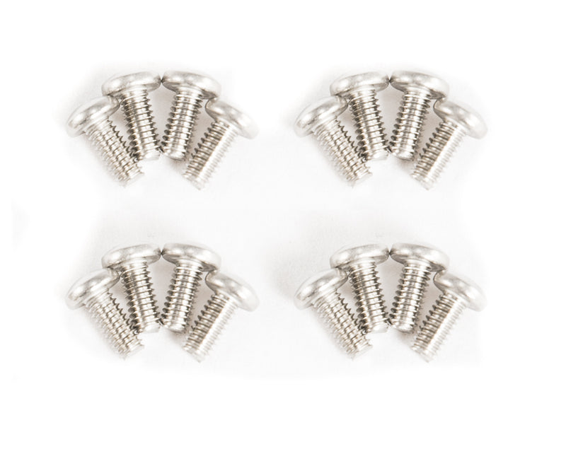 1979-1986 Ford Mustang Headlight Trim Ring Screws; 16pc. Replacement Hardware