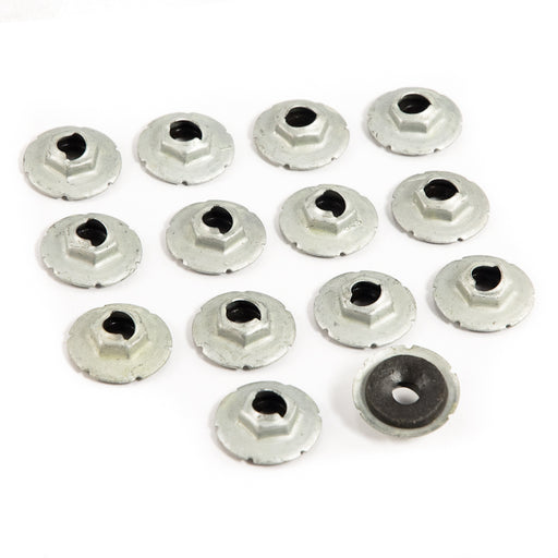 1991-1993 Mustang Fender Quarter Panel Trim Nuts Set w/ Rubber Washers