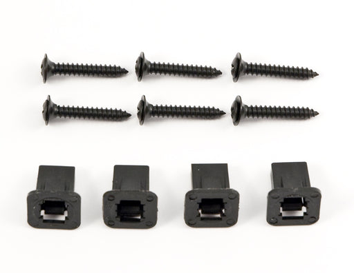 1983-1993 Ford Mustang Cowl Vent Grille Grill Screws & Insert Nuts Hardware Set