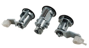 1987-1993 Mustang Black Door Trunk Hatch Glove Box 4 piece Locks Set w/ Keys