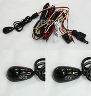 2003-2004 Mustang Cobra Fog Light Pigtail Wiring Harness & Switch with H10 Plugs