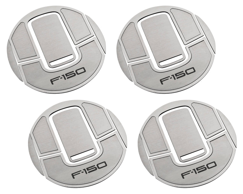 2010-2014 Ford F-150 Stainless Steel A/C Vent Trim Covers w Etched Lettering
