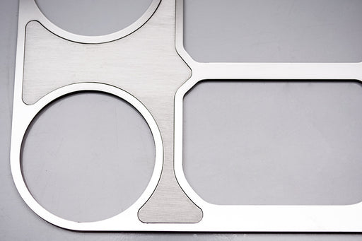 2012-2014 Ford Raptor Truck Center Dashboard Console Stainless Steel Trim Cover