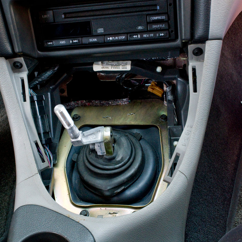 1979-2004 Mustang Lower Rubber Shift Boot w/ Metal Bracket & Mounting Hardware