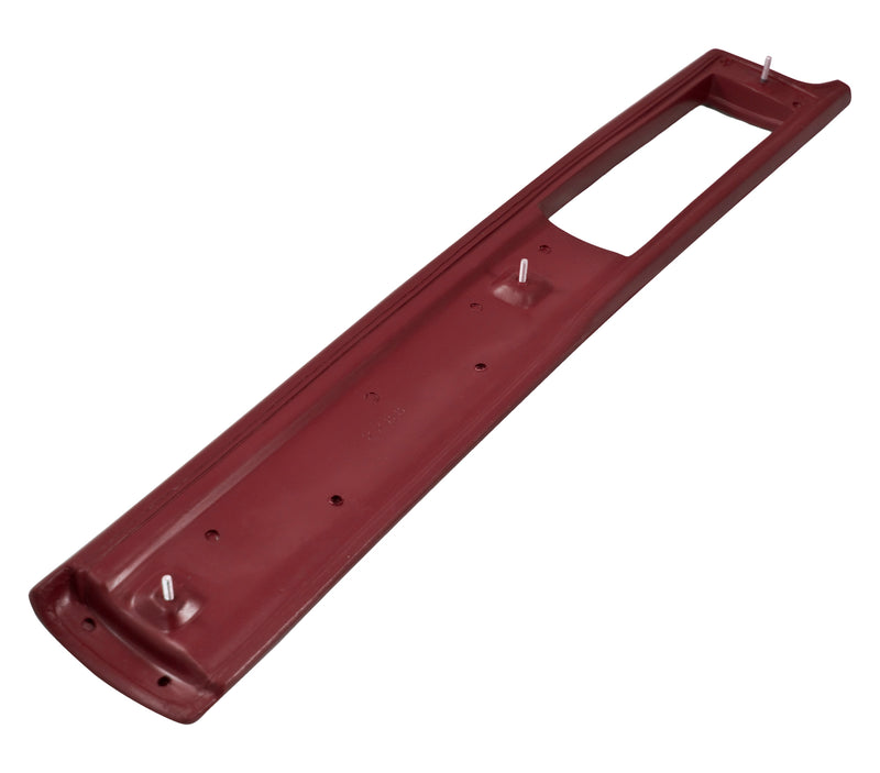 1987-1993 Ford Mustang Interior Passenger Side Dash Pad - Dark Scarlet Red