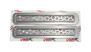 2015-2017 Ford Mustang Stainless Steel Matrix Door Vent Covers - Pair LH & RH