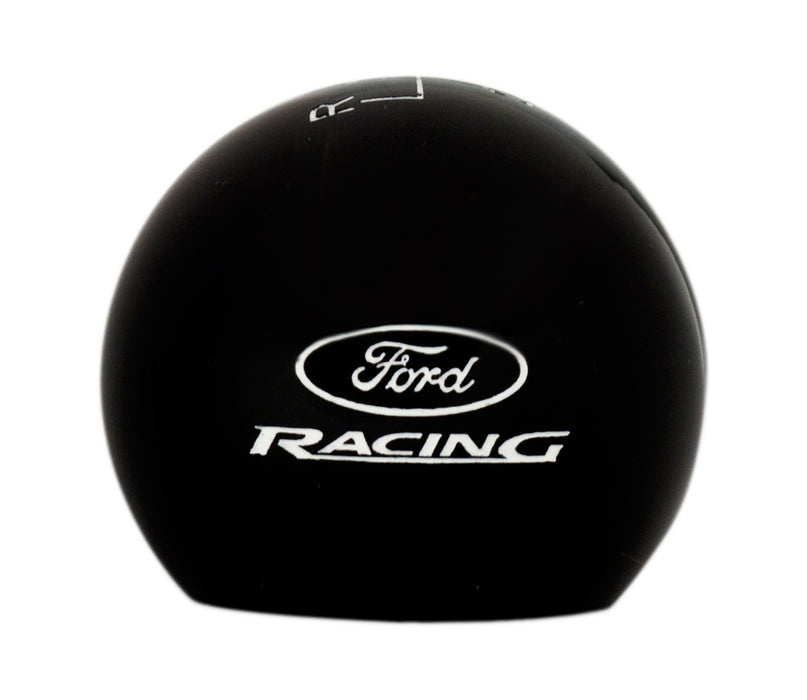 2015-2023 Mustang Ford Racing Logo 6 Speed Manual Shifter Shift Knob - Black