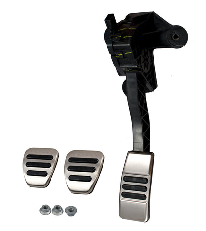 2011-2023 Mustang M-2301-BM Sport Manual Gas Pedal w/ Brake & Clutch Pads Set