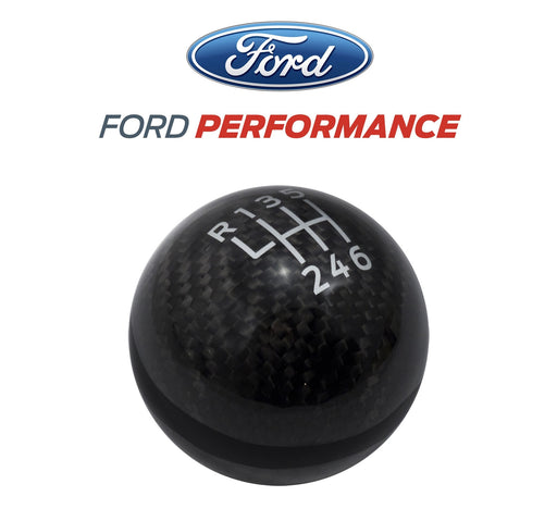 2015-2023 Mustang OEM Ford Carbon Fiber 6 Speed Shift Shifter Ball Knob Black