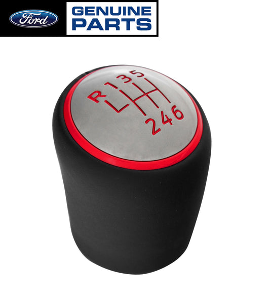 2015-2020 Mustang Shelby GT350 Genuine Ford 6 Speed Shifter Shift Knob Red Trim