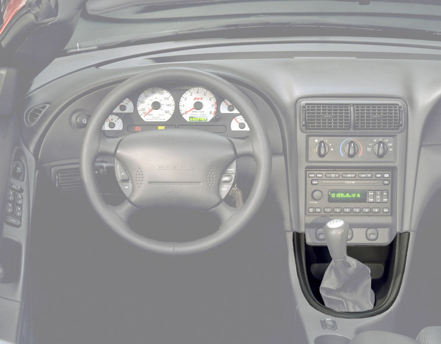 1994-1998 Ford Mustang & Cobra Black Center Console Shifter Shift Trim ...