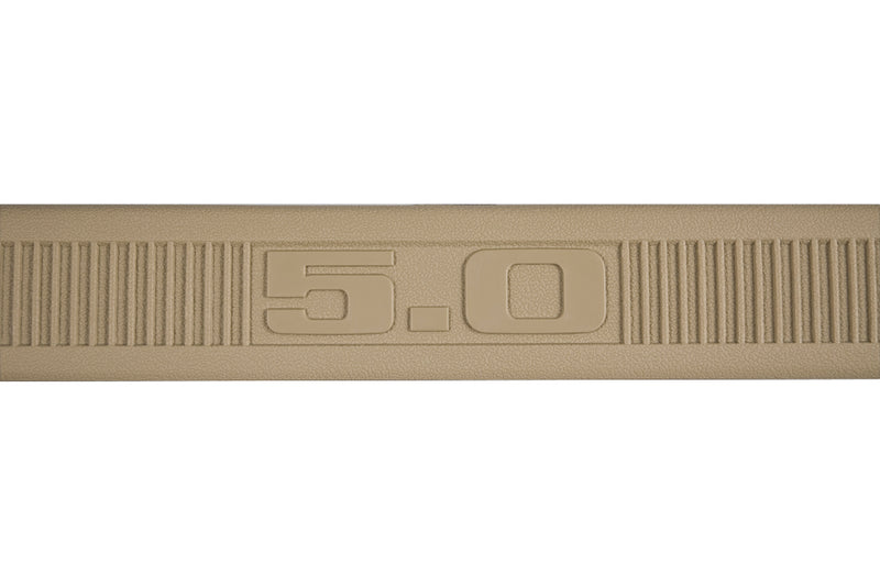 1979-1993 Mustang 5.0 Bottom Door Jam Sill Step Plates in Tan Pair LH & RH