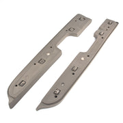 1990-1993 Mustang Door Arm Rest Pads Titanium Gray Pair (For Power Windows)