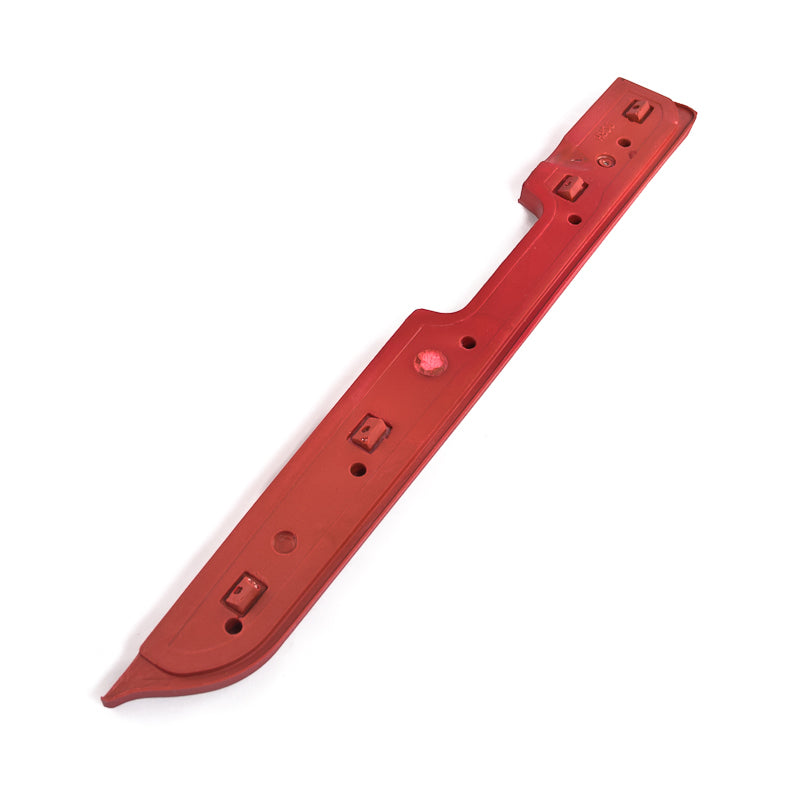 1987-1993 Mustang Passenger Side RH Door Arm Rest Pad Red  (For Power Windows)