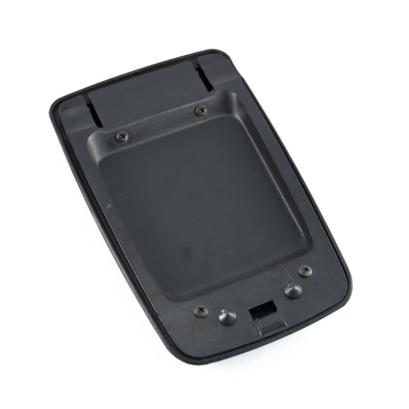 1987-1993 Mustang Black Center Console Arm Rest Pad Cover & Trim Panel Base Kit