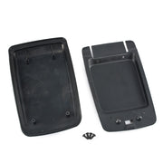 1987-1993 Mustang Black Center Console Arm Rest Pad Cover & Trim Panel Base Kit