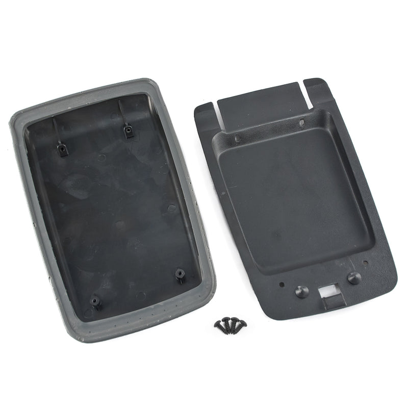 1987-1989 Mustang Smoke Gray Center Console Arm Rest Pad Trim Panel Base Kit