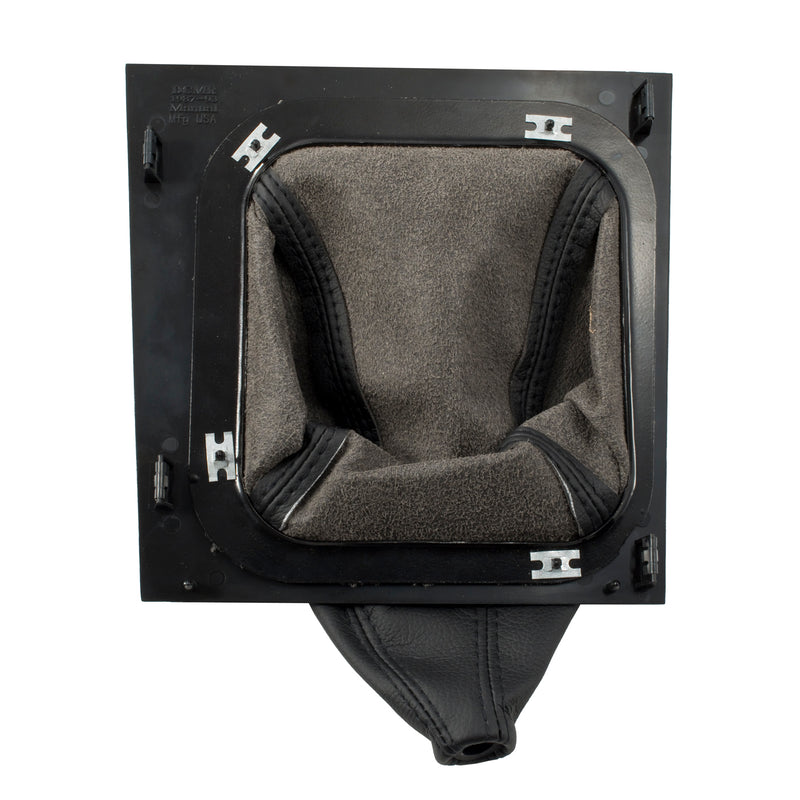 1987-1993 Ford Mustang 5 Speed Manual Console Black Shifter Shift Boot Bezel Kit