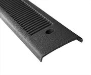 1979-1993 Mustang Bottom Door Sill Step Plates in Black Pair LH & RH w/ Screws
