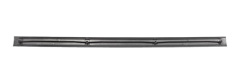 1987-1993 Mustang Bottom Door Sill Step Plates in Smoke Grey Pair LH RH w Screws
