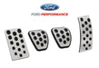 1994-2004 Mustang OEM Genuine Ford Aluminum Manual Clutch Brake Gas Dead Pedals