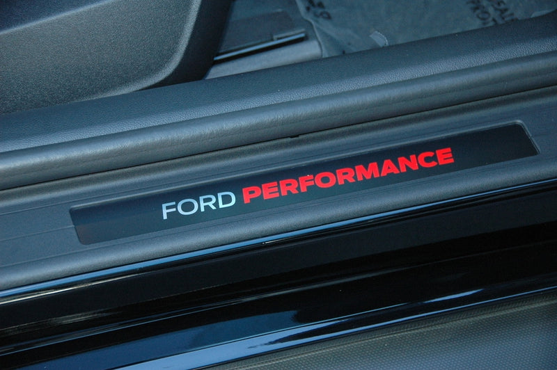 2015-2023 Mustang Ford Performance Inside Lower Door Sill Step Plates Pair