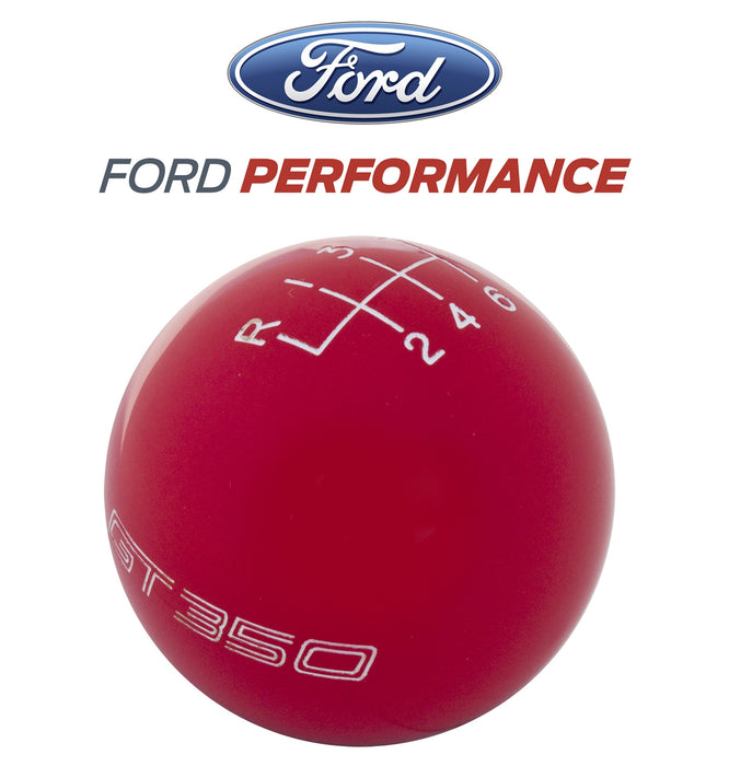 2016-2020 Shelby GT350 Ford Performance 6-Speed Gear Shifter Shift Knob Red