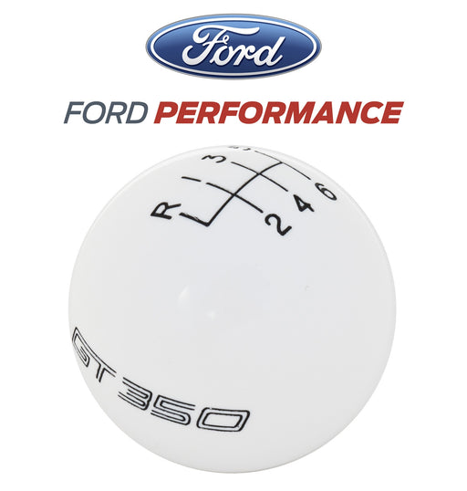 2016-2020 Shelby GT350 Ford Performance 6-Speed Gear Shifter Shift Knob White