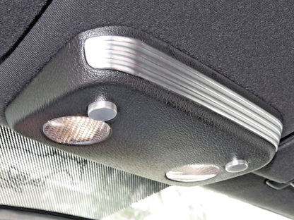 2005-2014 Mustang Upper Console Billet Aluminum Map Light Accent Trim